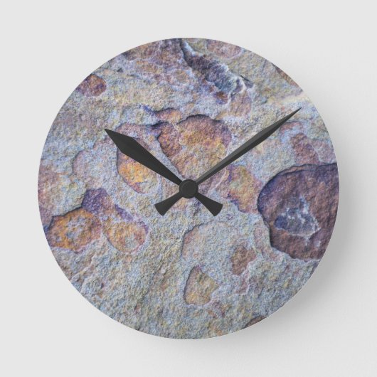 Rock Iron Ore Stone Ronde Klok (Voorkant)