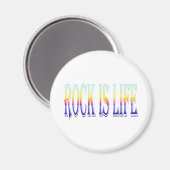 Rock is Life Magneet (Voorkant / Achterkant)