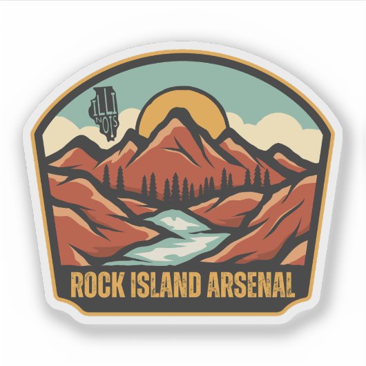 Rock Island Arsenal, Illinois Sticker (Voorkant)