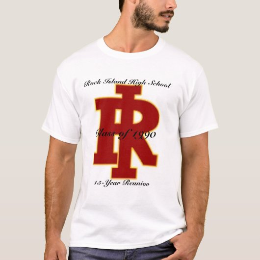 Rock Island High School 15 Yr Reunion T-shirt (Voorkant)
