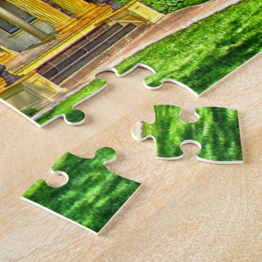 Rock Island Illinois Kerstgroetings Legpuzzel (Zijkant)