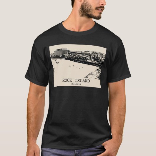 Rock Island Illinois T-shirt (Voorkant)