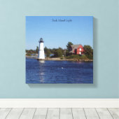 Rock Island Light canvas Afdruk (Insitu (Houten vloer))