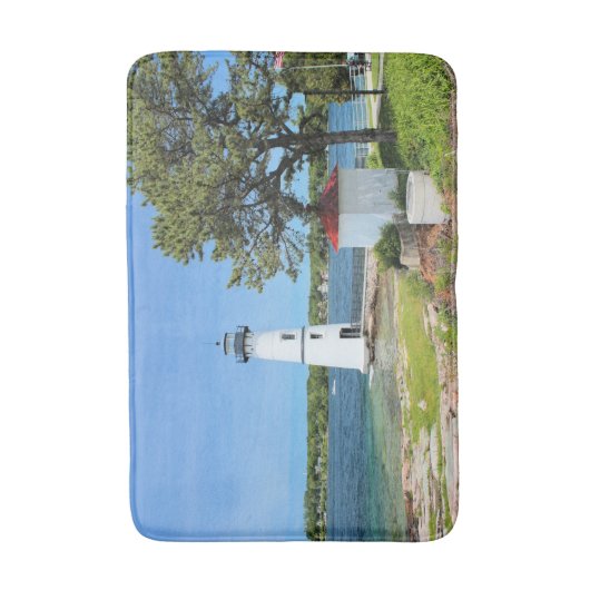 Rock Island Lighthouse, New York Bath Mat (Voorkant Verticaal)