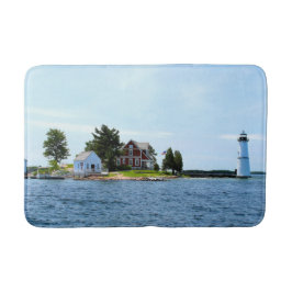 Rock Island Lighthouse, New York Bath Mat