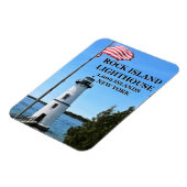 Rock Island Lighthouse, New York Flex Magneet (Linkerzijde)