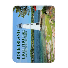 Rock Island Lighthouse, New York Flex Magnet Magneet