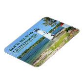 Rock Island Lighthouse, New York Flex Magnet Magneet (Linkerzijde)