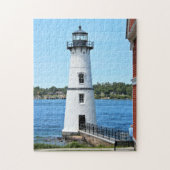 Rock Island Lighthouse, New York Jigzaag Puzzle Legpuzzel (Verticaal)