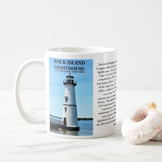 Rock Island Lighthouse, New York Mok (Met donut)