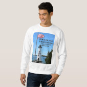 Rock Island Lighthouse, New York Sweatshirt (Voorkant volledig)
