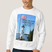 Rock Island Lighthouse, New York Sweatshirt (Voorkant)