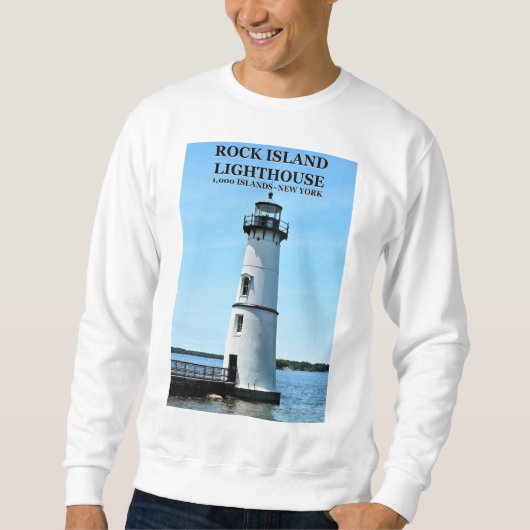 Rock Island Lighthouse, New York Sweatshirt (Voorkant)