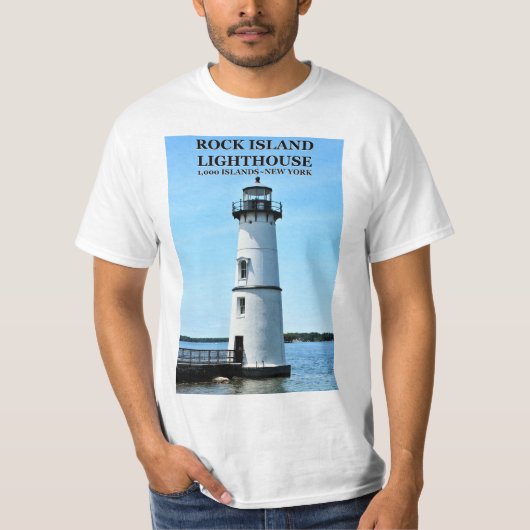 Rock Island Lighthouse, New York T-Shirt (Voorkant)