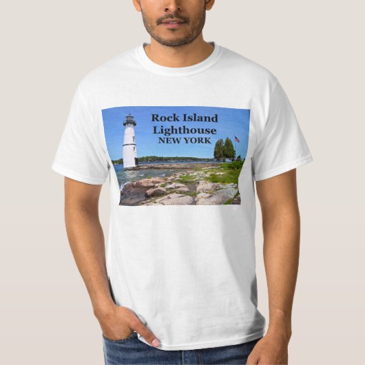 Rock Island Lighthouse, New York T-Shirt #1 (Voorkant)