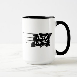 Rock Island Railroad Speed Logo Coffee Mok