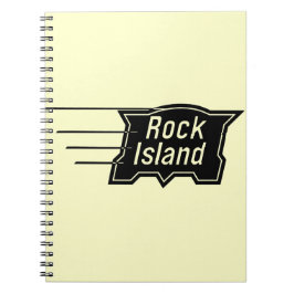 Rock Island Railroad Speed Logo Notitieboek