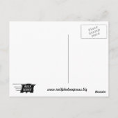 Rock Island Railroad Speed Logo Post Card Briefkaart (Achterkant)