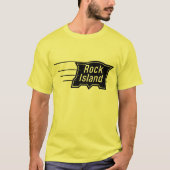 Rock Island Railroad Speed Logo T-shirt (Voorkant)