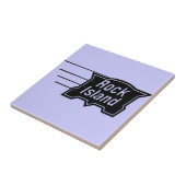 Rock Island Railroad Speed Logo Tegeltje (Zijkant)