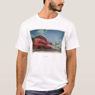 Rock Island RocketStreamlining Train T-shirt
