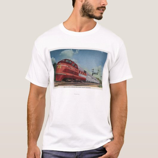Rock Island RocketStreamlining Train T-shirt (Voorkant)