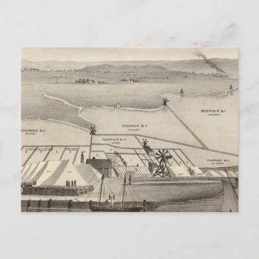 Rock Island Salt Works Briefkaart (Voorkant)