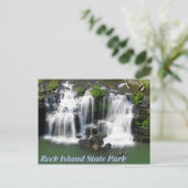 Rock Island State Park Tennessee: Geweldige Herfst Briefkaart (Staand voorkant)