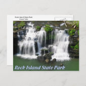 Rock Island State Park Tennessee: Geweldige Herfst Briefkaart (Voorkant / Achterkant)