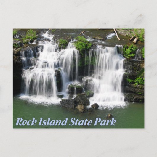 Rock Island State Park Tennessee: Geweldige Herfst Briefkaart (Voorkant)