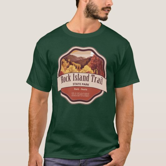 Rock Island Trail State Park T-shirt (Voorkant)
