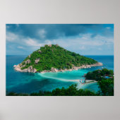 Rock Island Tropical Escape Poster (Voorkant)