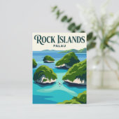 Rock Islands Palau Briefkaart (Staand voorkant)