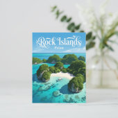 Rock Islands Palau Briefkaart (Staand voorkant)