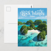 Rock Islands Palau Briefkaart (Voorkant / Achterkant)