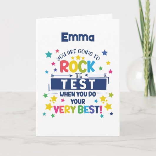 Rock je test - STATS Kaart (Voorkant)