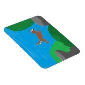Rock Jumping Dog Magnet Magneet (Rechterzijde)