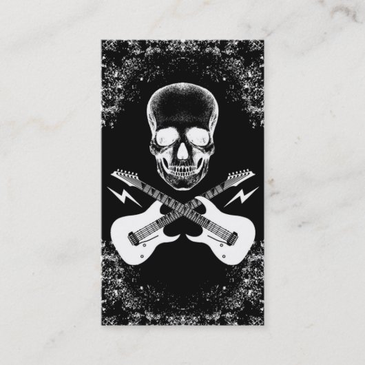 Rock-kaart Visitekaartje (Voorkant)