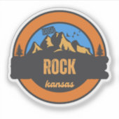 Rock, Kansas Sticker (Voorkant)