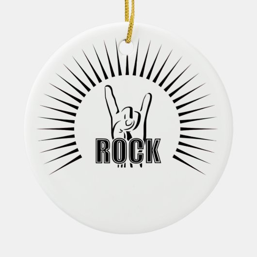 Rock Keramisch Ornament (Voorkant)