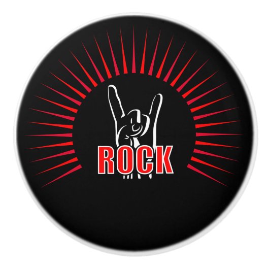 Rock Keramische Knop (Voorkant)
