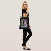 Rock Kerstmis SNOWASIS Sommigen Mogen Sleigh Sneeu Tote Bag (Op model)