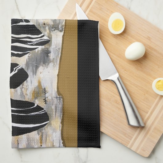 Rock Kitchen Towel Theedoek (Quarter Fold)