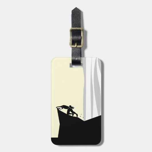 Rock kliber 1 bagagelabel (Voorkant verticaal)