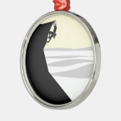 Rock kliber 1 metalen ornament (Links)