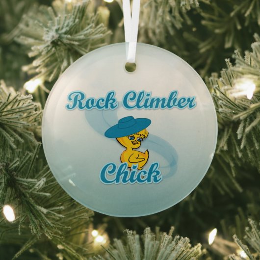 Rock kliber Chick #3 Glas Ornament (Insitu)