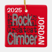 Rock Kliber Extraordinaire CUSTOM Keramisch Ornament (Voorkant)