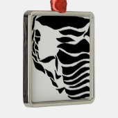 Rock kliber metalen ornament (Rechts)