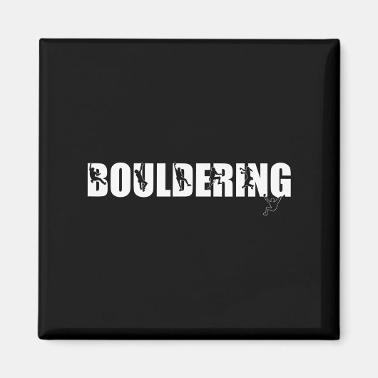 Rock-klimbergen, Lover Bouldering Magneet (Voorkant)