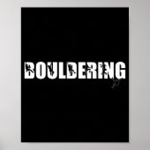 Rock-klimbergen, Lover Bouldering Poster (Voorkant)